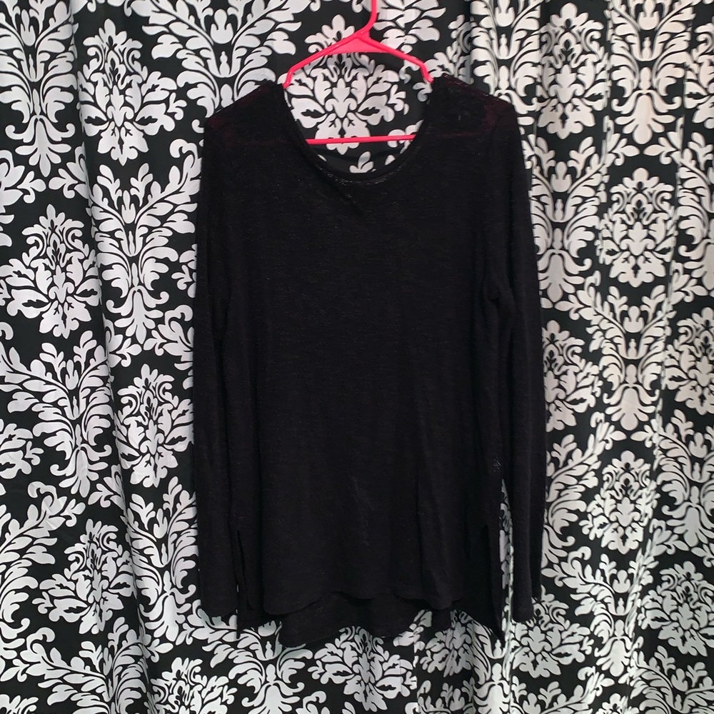 Oversized black sweater